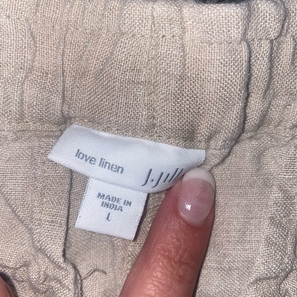 ⭐️ J Jill Women’s linen shorts size large - Picture 4 of 5